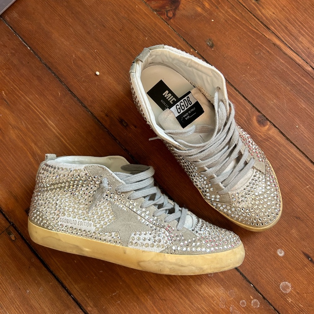 Golden Goose Swarovski Sneakers